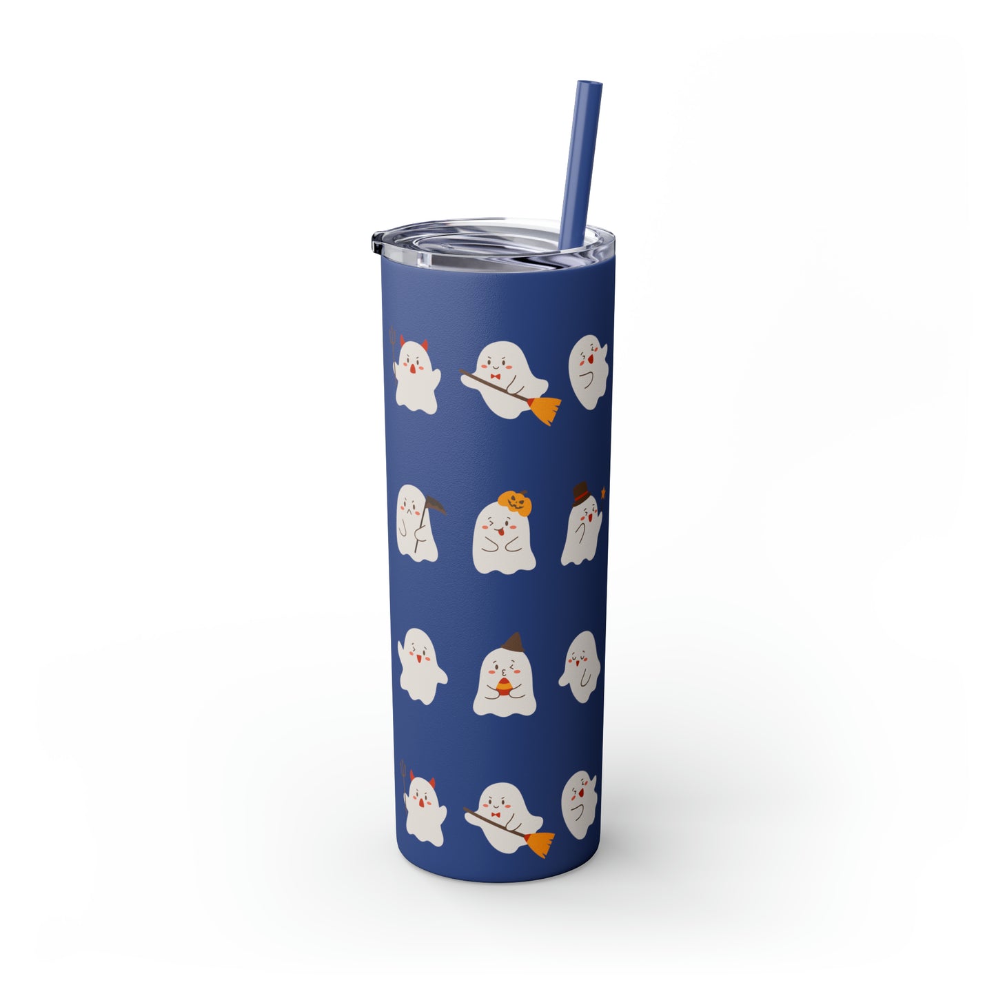 Phantom Skinny Tumbler with Straw, 20oz