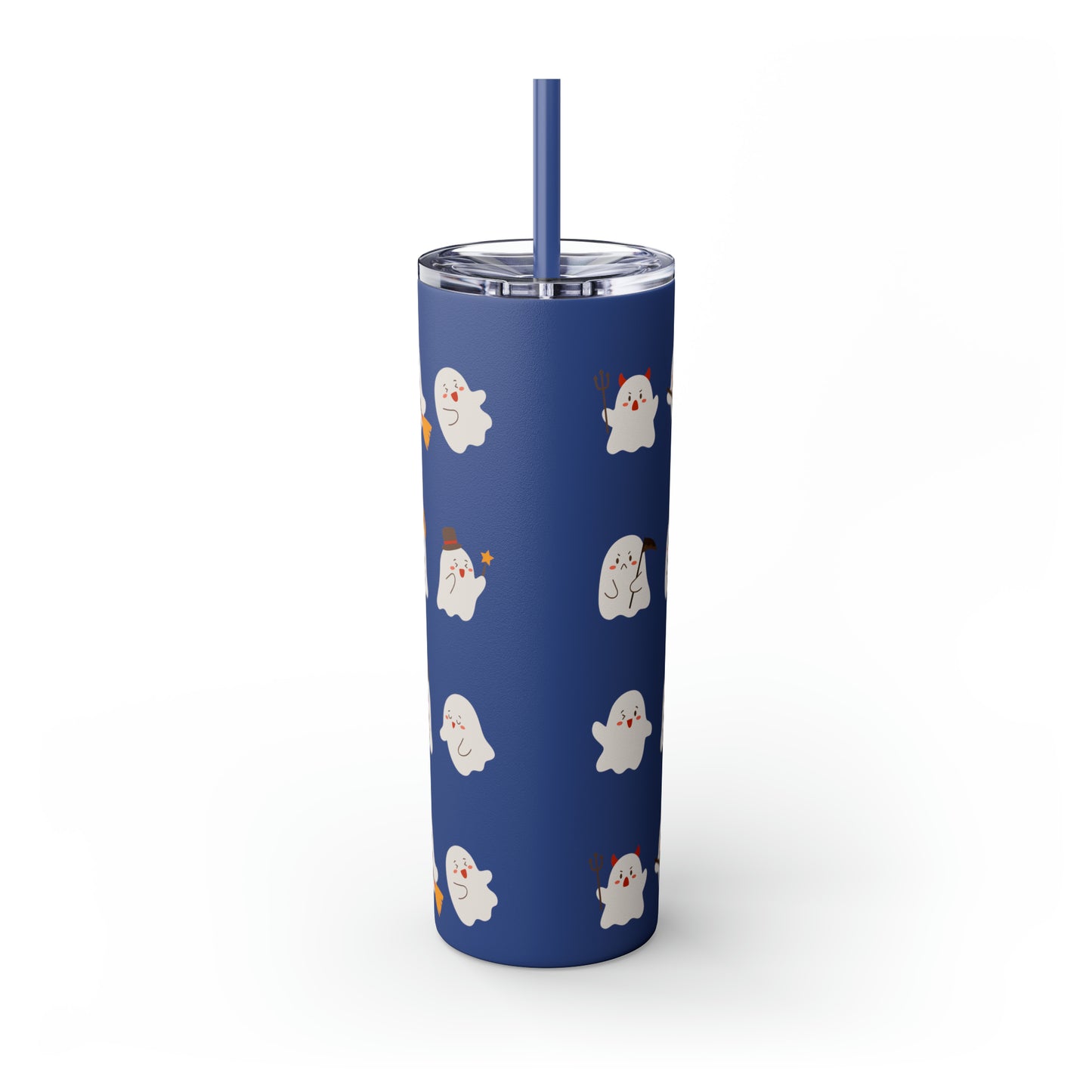 Phantom Skinny Tumbler with Straw, 20oz