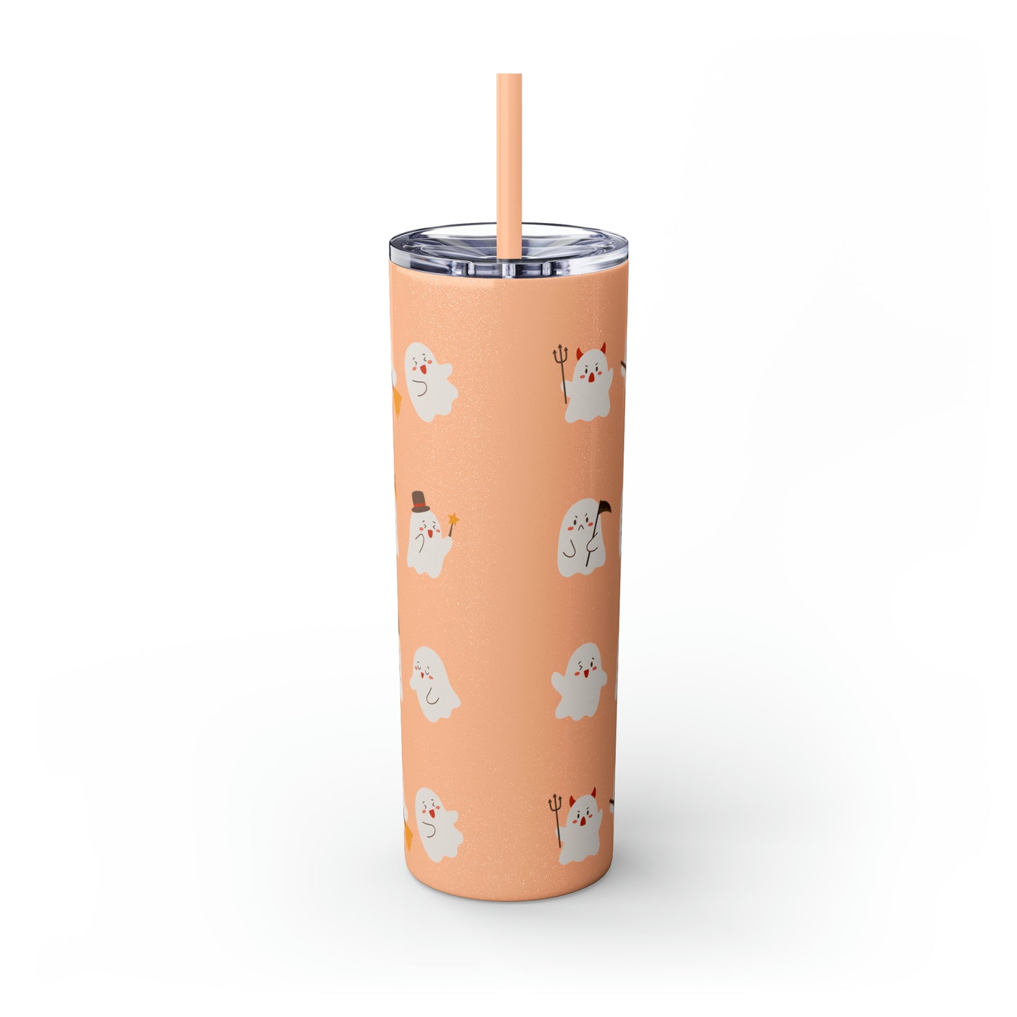 Phantom Skinny Tumbler with Straw, 20oz