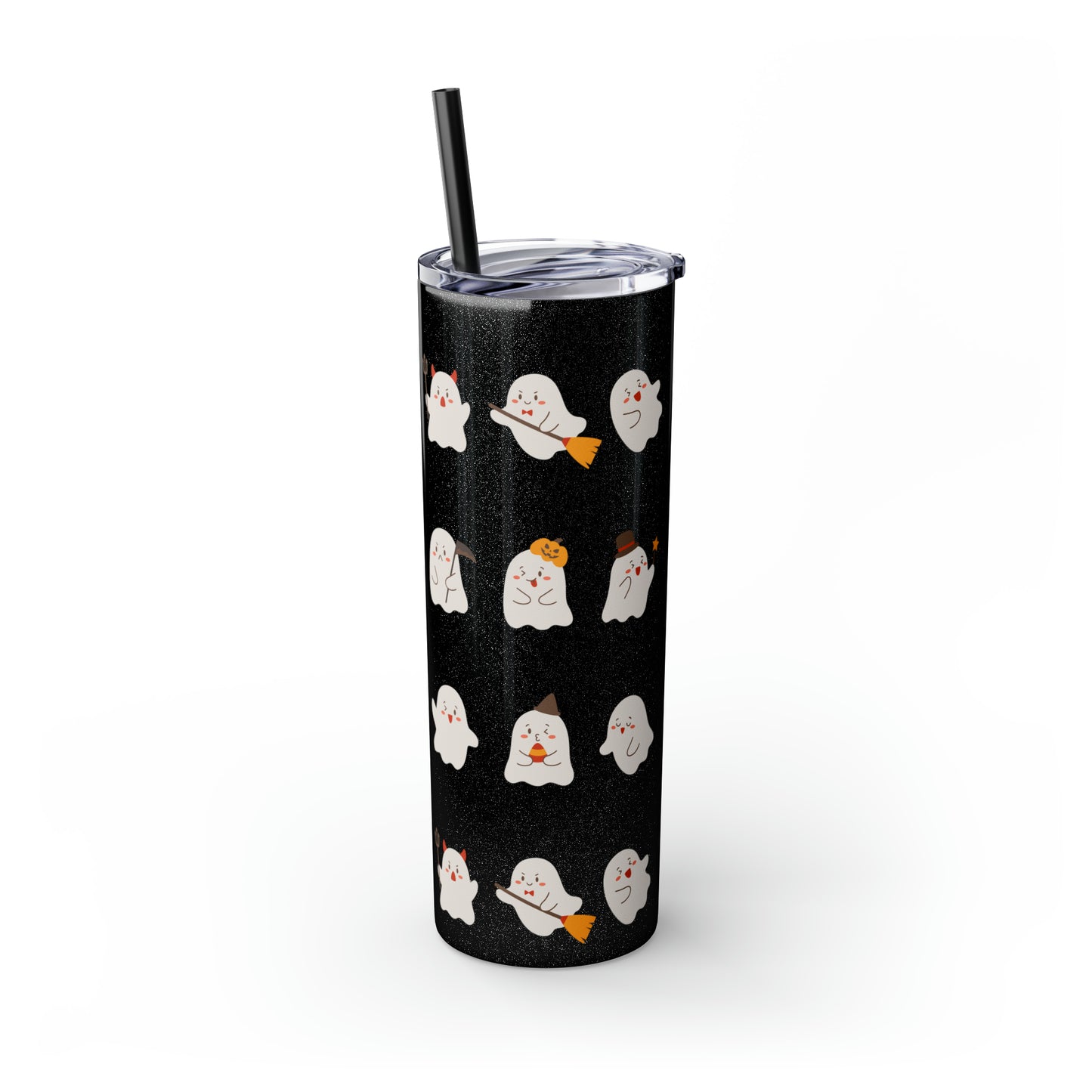 Phantom Skinny Tumbler with Straw, 20oz