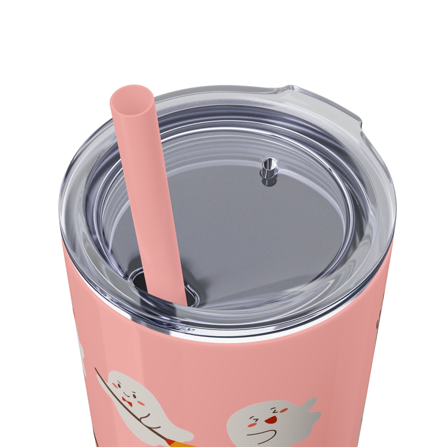 Phantom Skinny Tumbler with Straw, 20oz