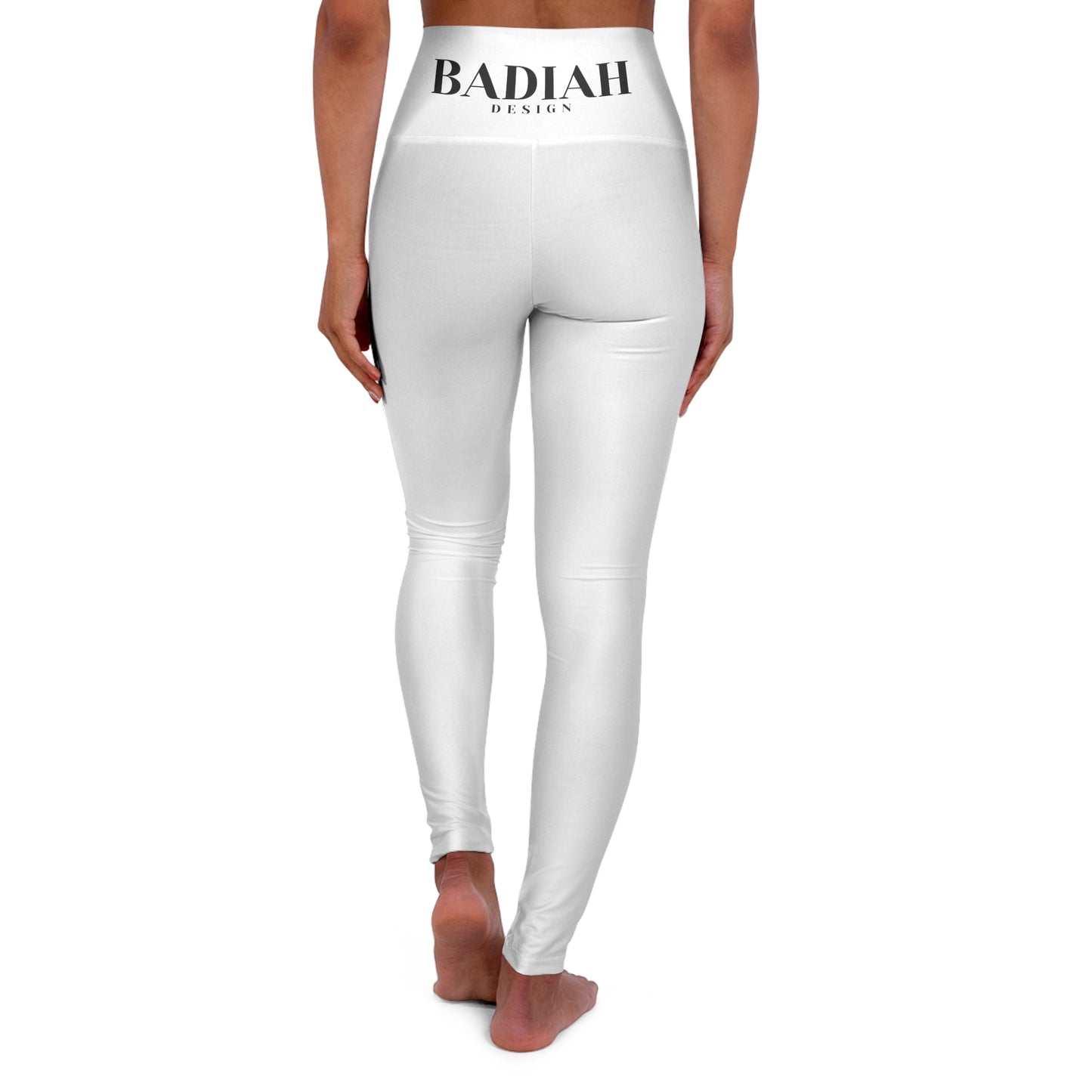 BADIAH logo High Waisted Yoga Leggings