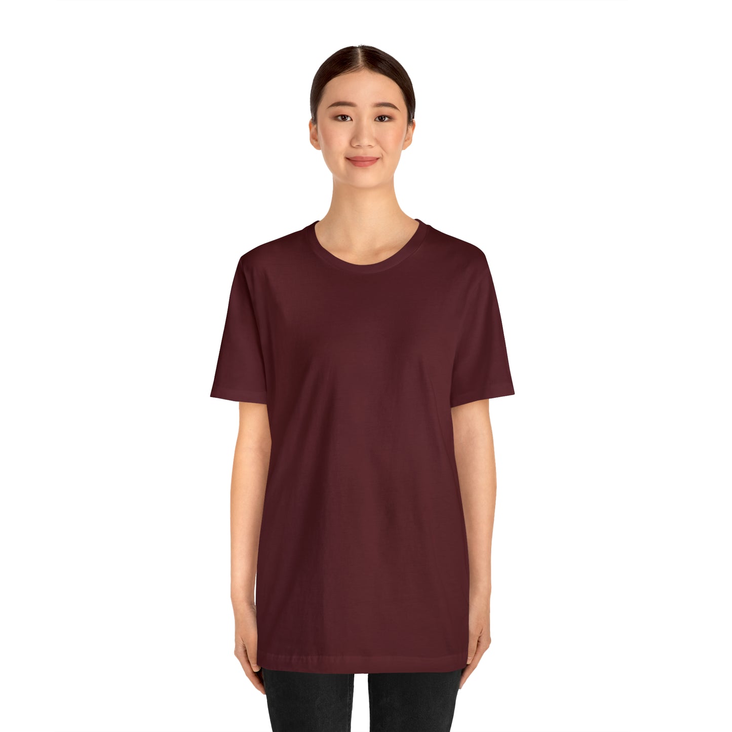 Plain Unisex Short Sleeve Tee