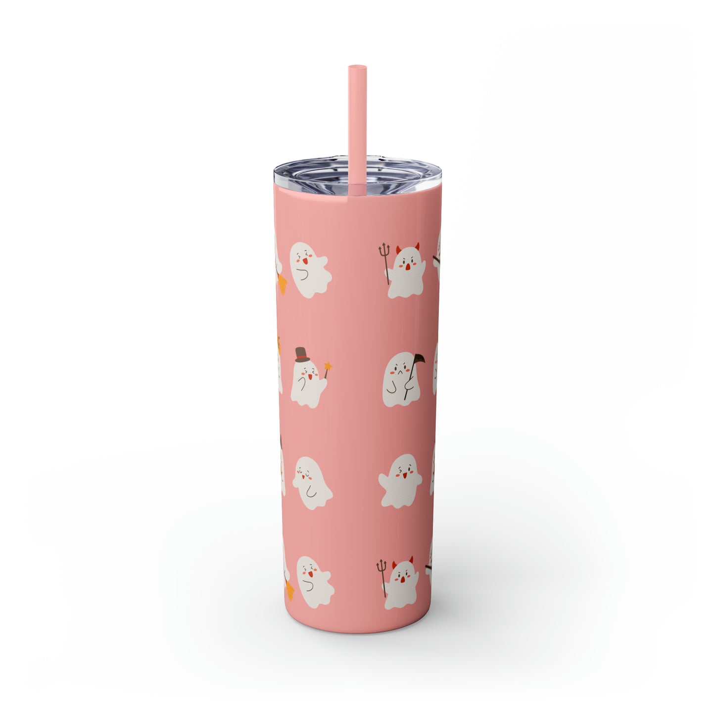 Phantom Skinny Tumbler with Straw, 20oz
