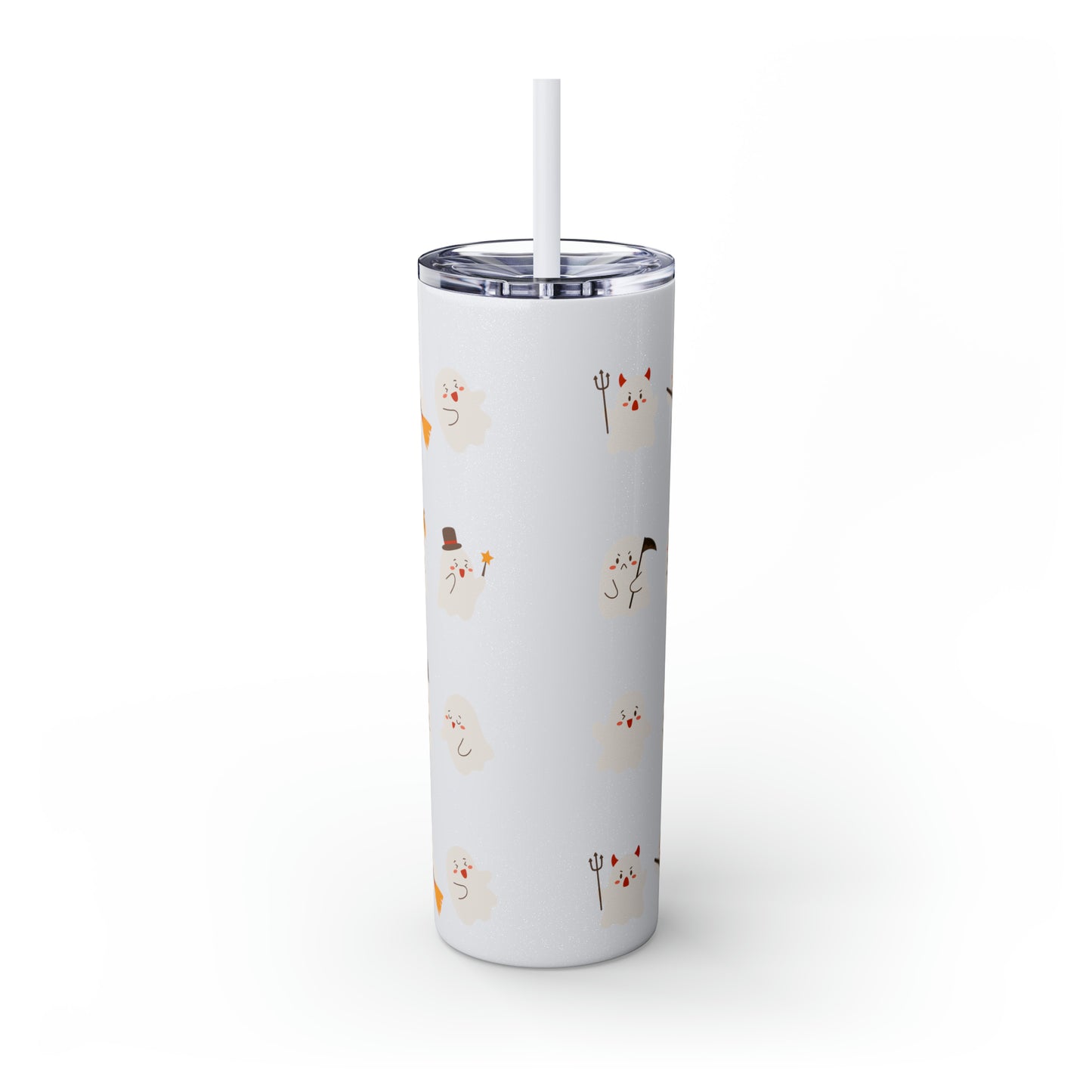 Phantom Skinny Tumbler with Straw, 20oz