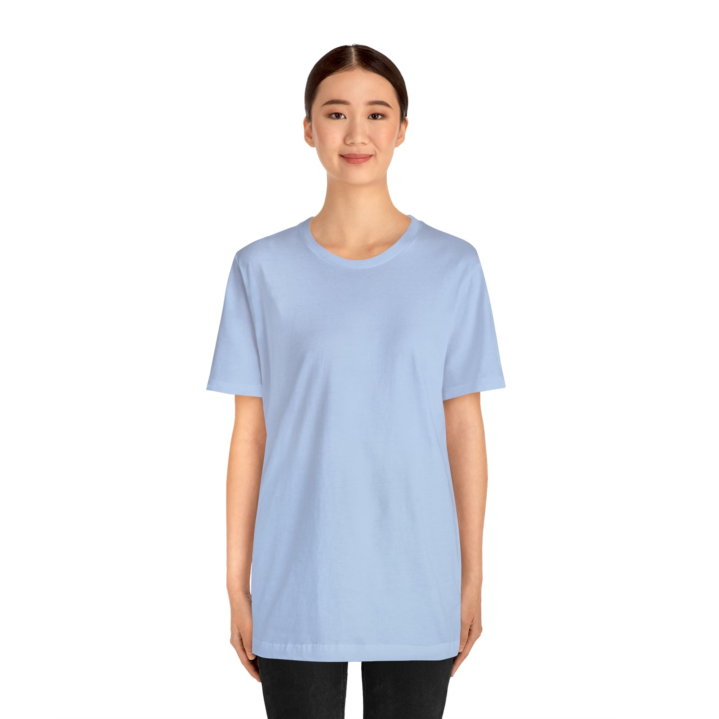 Plain Unisex Short Sleeve Tee