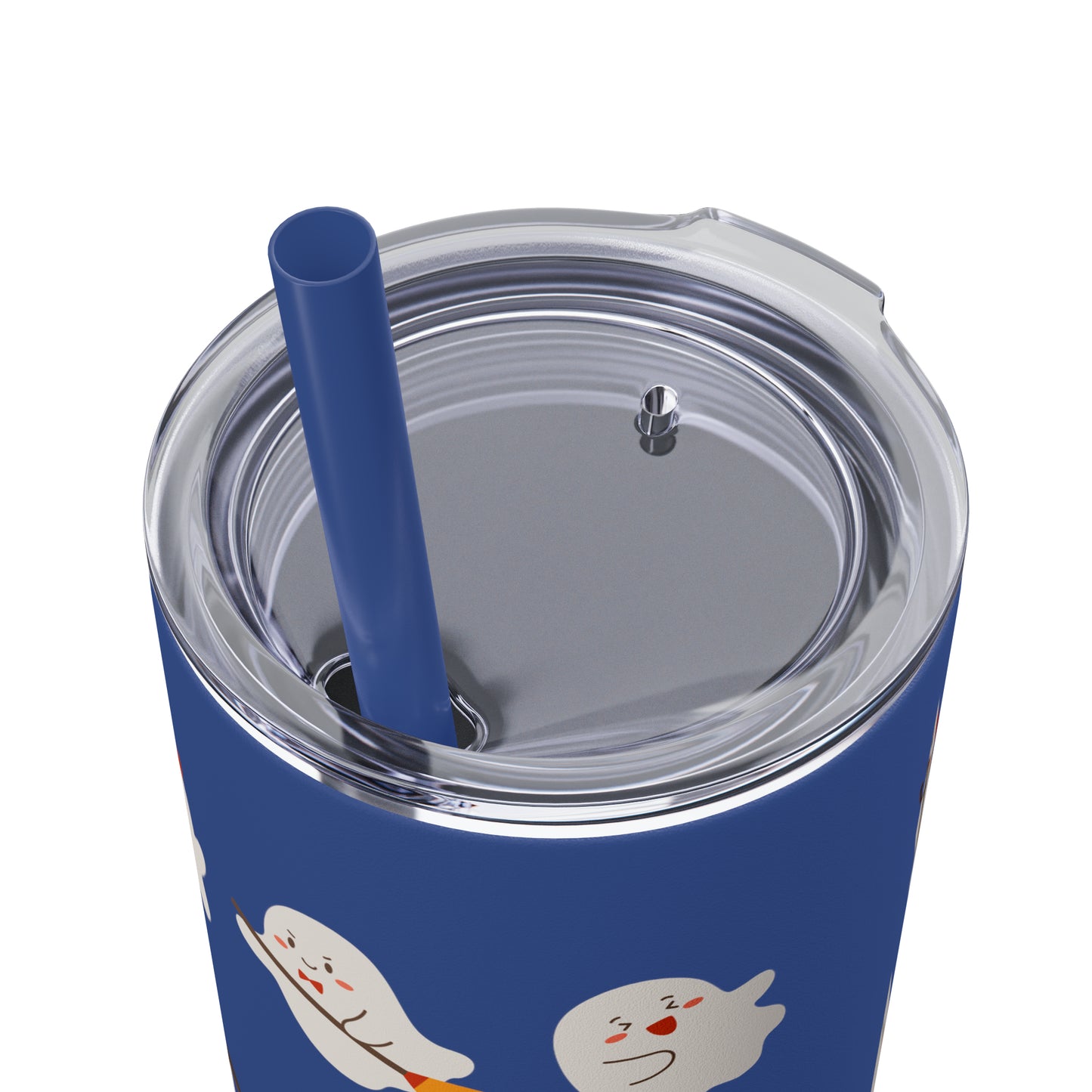 Phantom Skinny Tumbler with Straw, 20oz