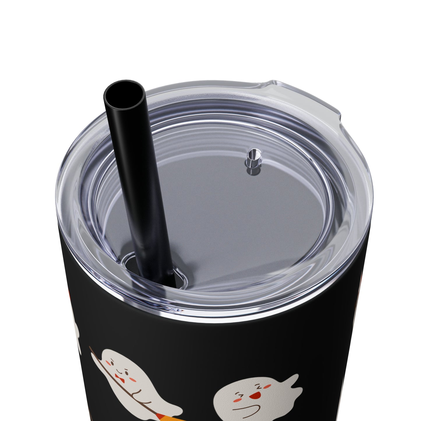 Phantom Skinny Tumbler with Straw, 20oz