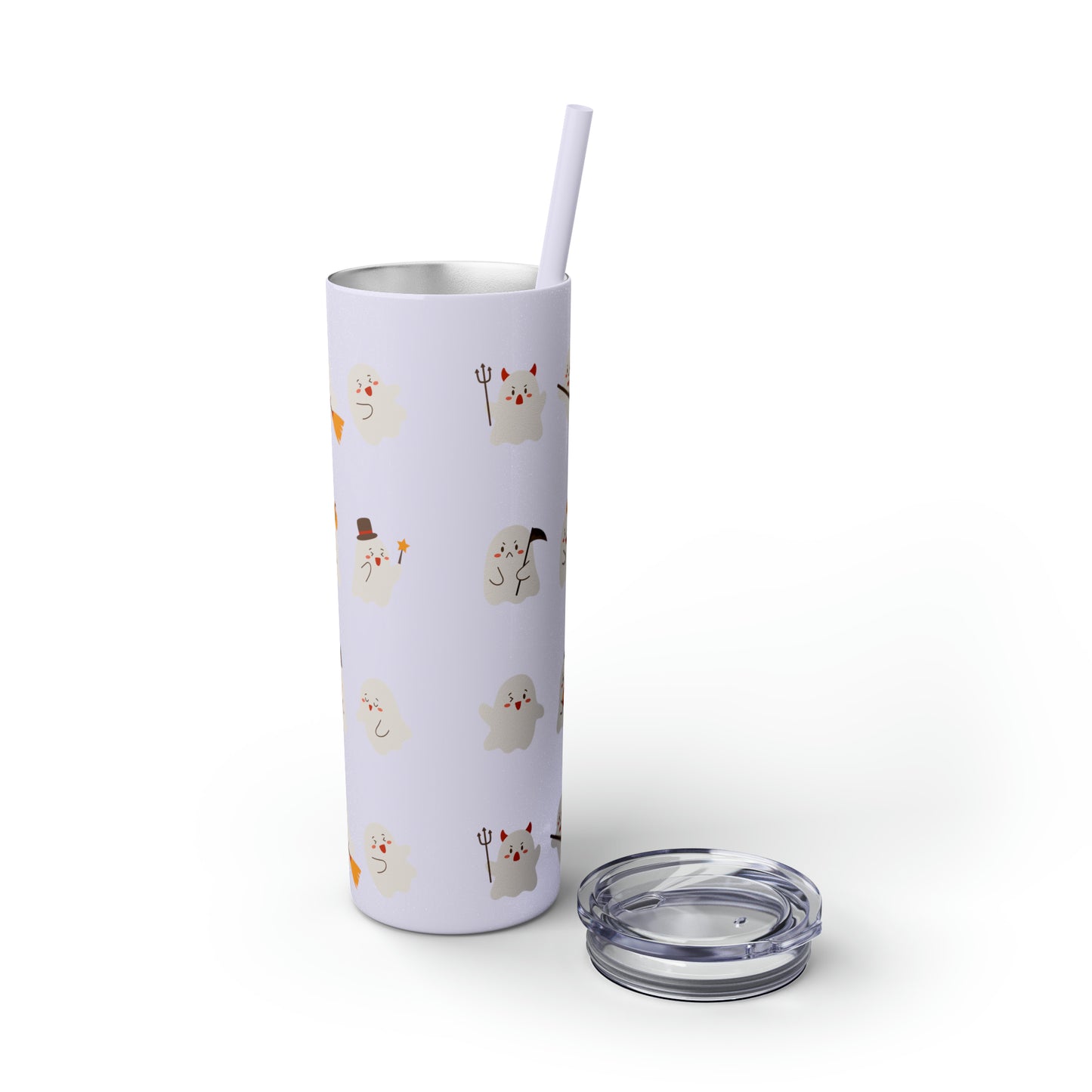 Phantom Skinny Tumbler with Straw, 20oz