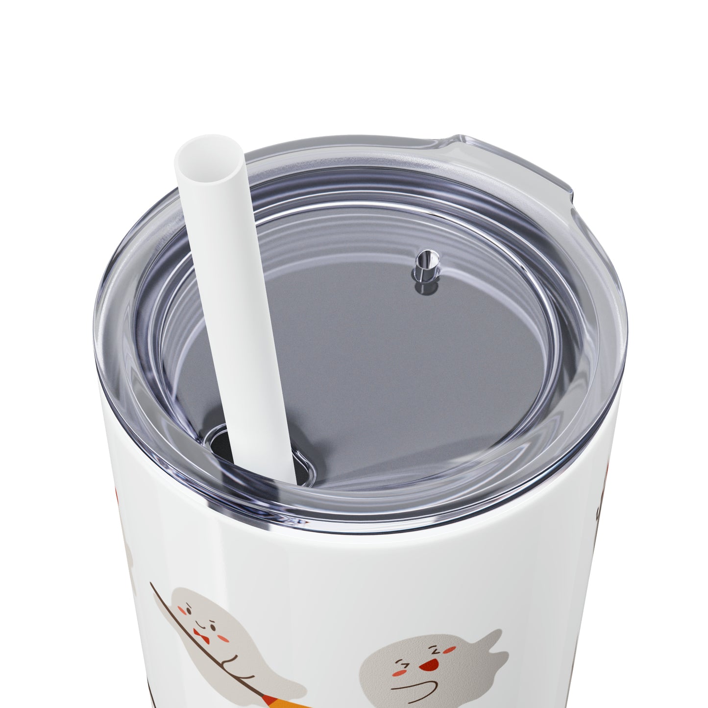 Phantom Skinny Tumbler with Straw, 20oz