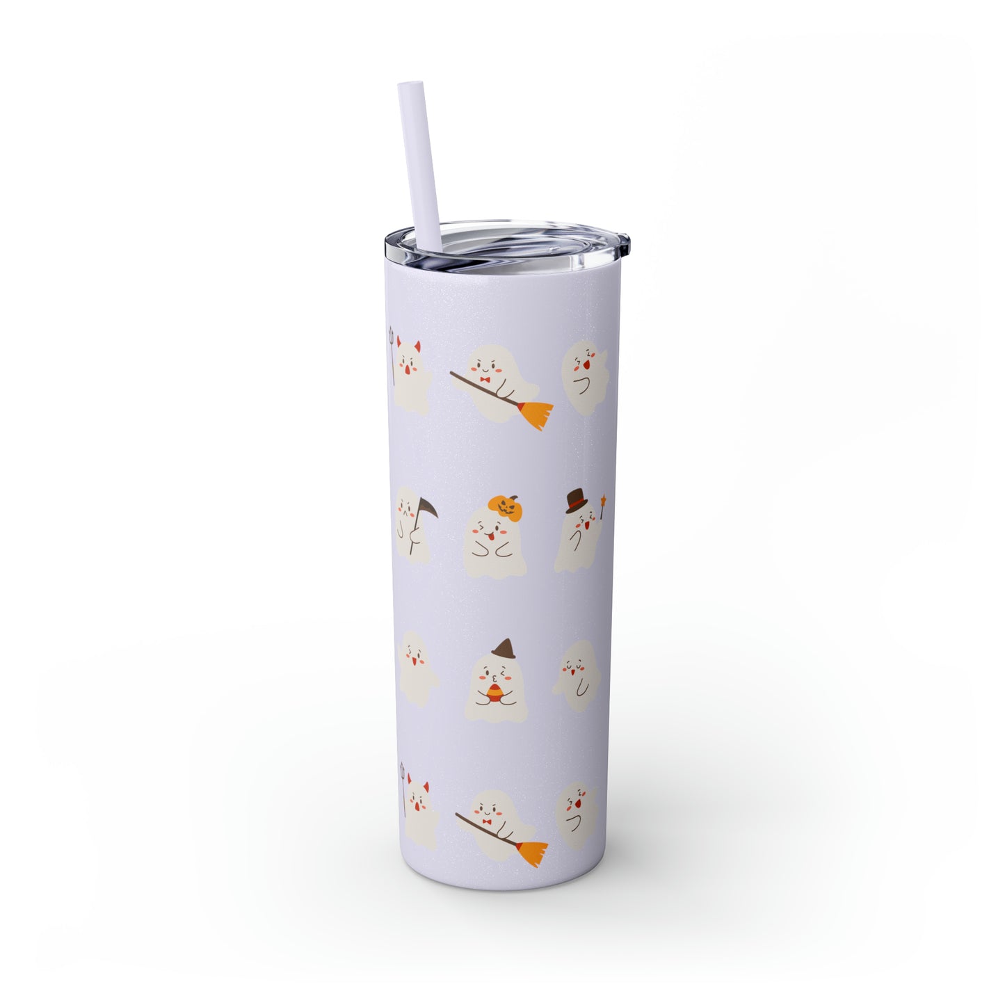 Phantom Skinny Tumbler with Straw, 20oz