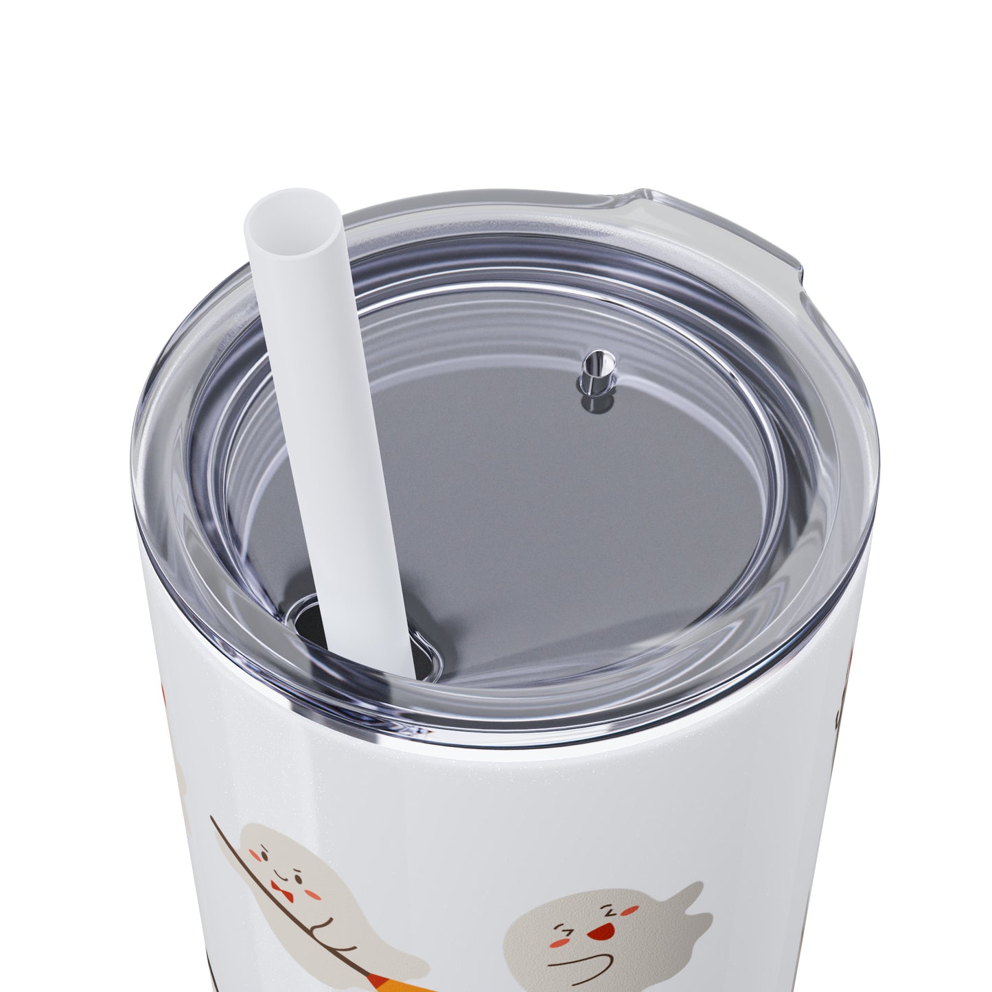 Phantom Skinny Tumbler with Straw, 20oz
