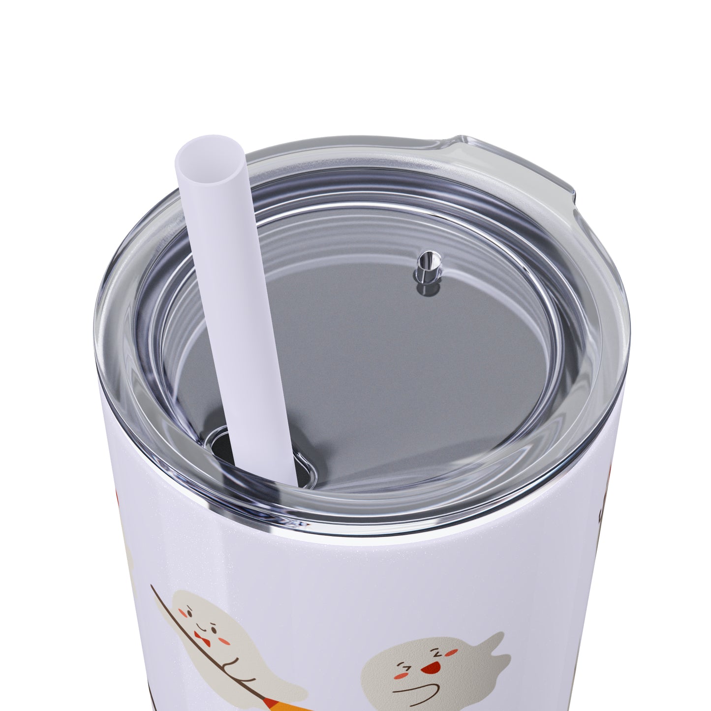 Phantom Skinny Tumbler with Straw, 20oz
